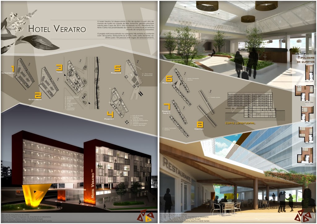Diagramação Projeto acadêmico - banner Vila Vie - Hotel Veratro