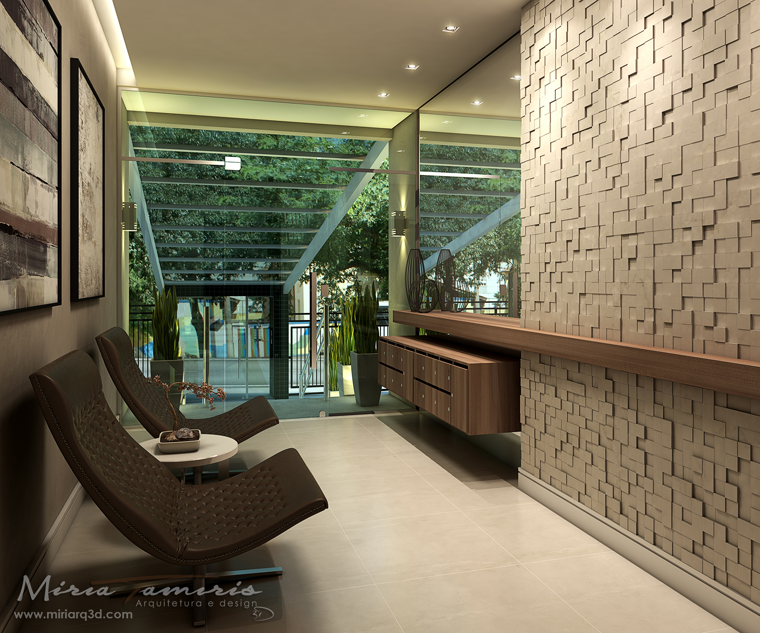 Projeto: Hall de entrada e Acesso de Edifício Residencial – MCampos ...